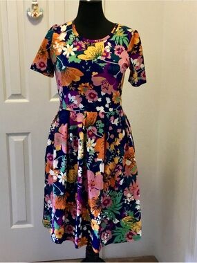 LuLaRoe Amelia Floral Dress